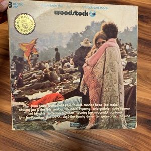 1970 Woodstock original soundtrack vinyl records